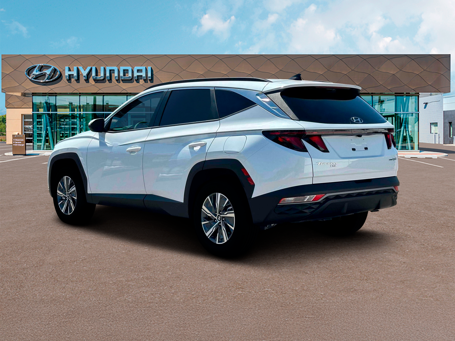 2024 Hyundai TUCSON HYBRID Blue