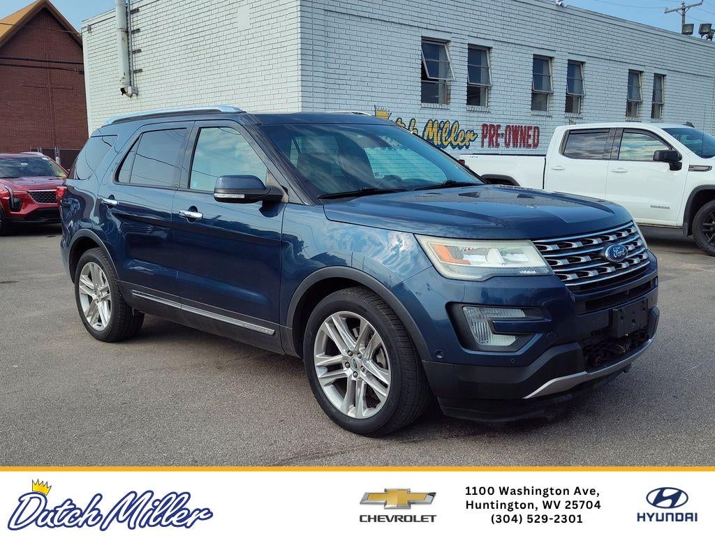 Used 2016 Ford Explorer Limited with VIN 1FM5K8F89GGD24606 for sale in Huntington, WV