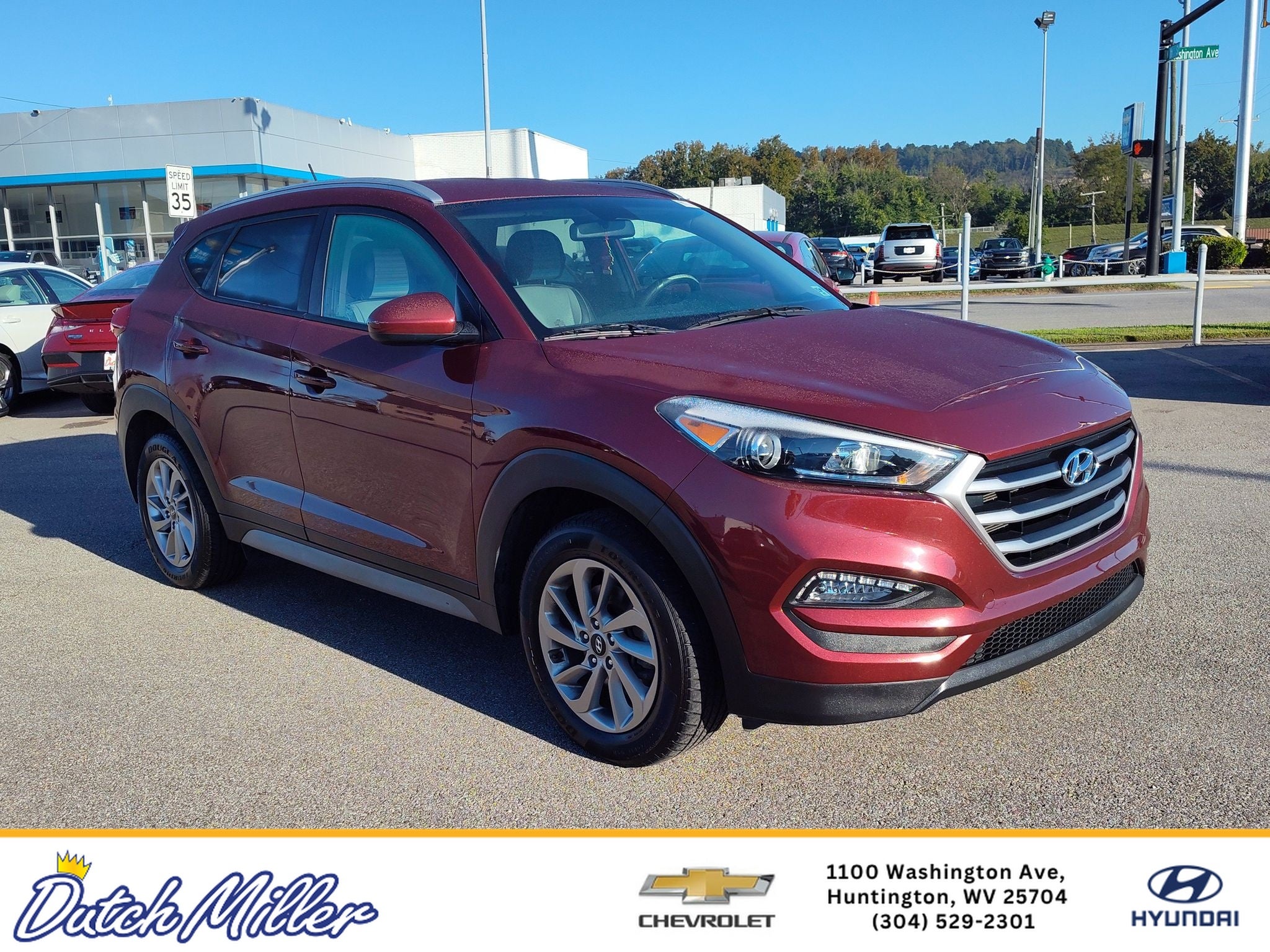 Used 2017 Hyundai Tucson SE with VIN KM8J3CA47HU478852 for sale in Huntington, WV