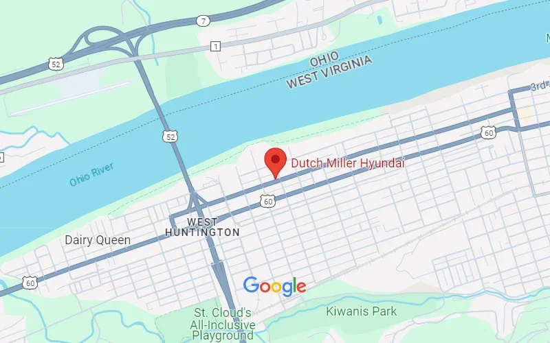 Dutch Miller Hyundai in Huntington WV map